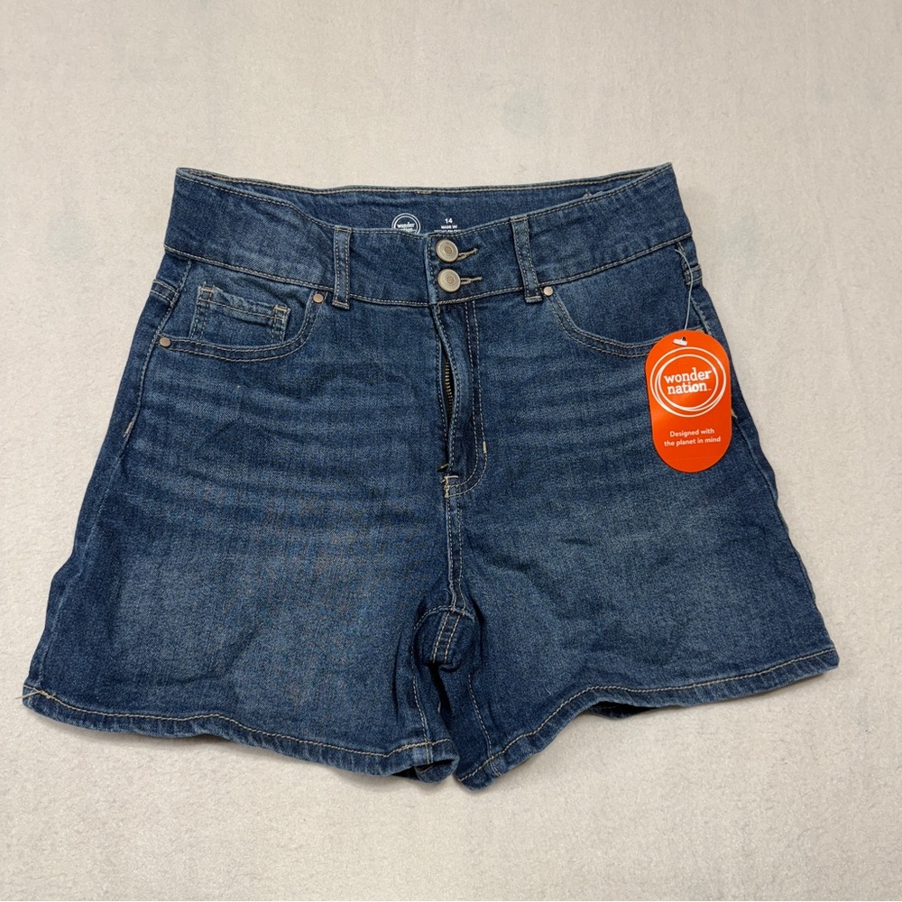 Wonder Nation Dark Blue Jean Shorts